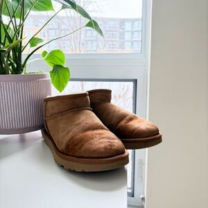 UGG Classic Ultra Mini Boot Chestnut sz 7 *see description